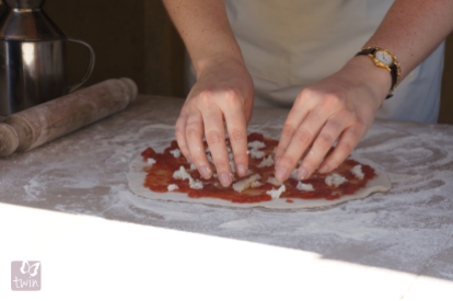 Handmade, woodfired pizza